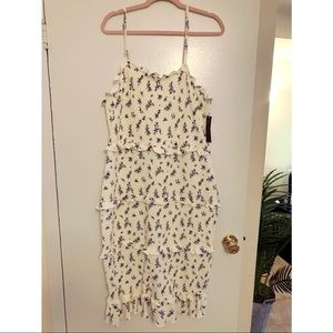 Ruffle Mid Length Dress